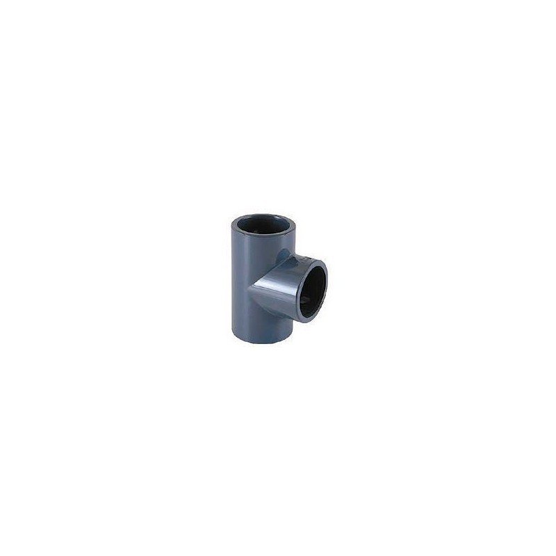 Tés à coller 90° Ø 63 mm — gamme AQ